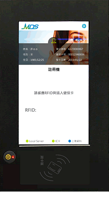 Enrollment operation animation